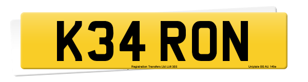 Registration number K34 RON